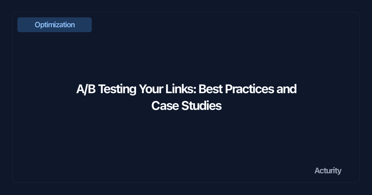 Split test comparison chart showing two variants