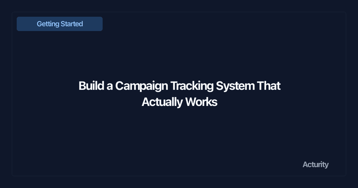 Dashboard showing campaign tracking with UTM parameters and click analytics