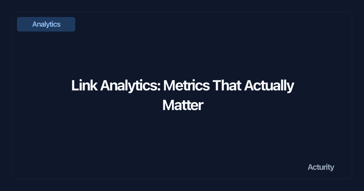 Analytics dashboard with click trends and geographic data